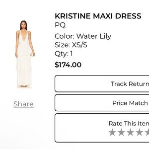 PQ Swim Water Lily Maxi Dress